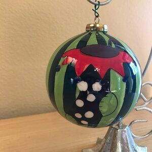 Christmas Ornament/Glass Hand painted